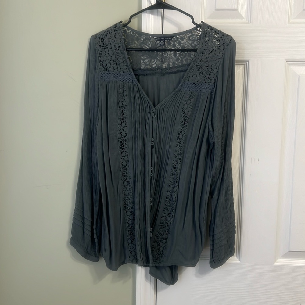 American Eagle blouse/cardigan
